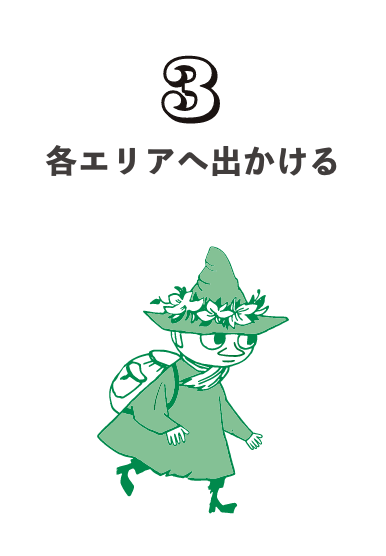 3.各エリアへ出かける